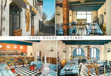 / CPSM FRANCE 06 "Antibes, restaurant chez Roger"