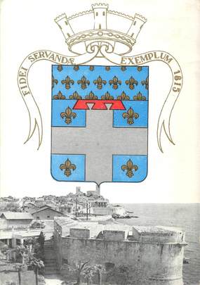 / CPSM FRANCE 06 "Armoiries de la ville d'Antibes Juan Les Pins, le vieil Antibes"