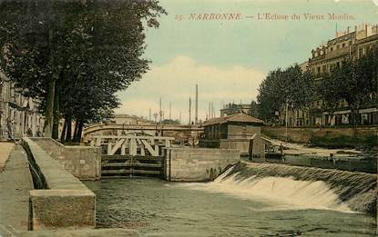 CPA FRANCE 11 "Narbonne, L'Ecluse du Vieux Moulin"