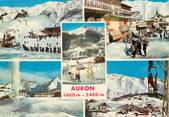 06 Alpe Maritime / CPSM FRANCE 06 "Souvenir d'Auron" / SKI
