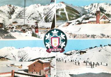 / CPSM FRANCE 06  "Auron, station d'été et d'hiver"