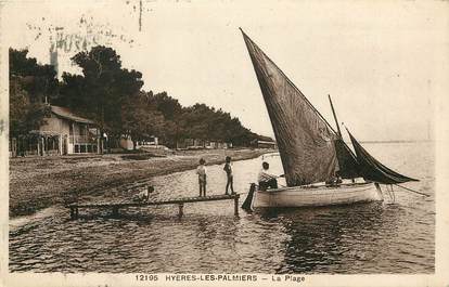 CPA FRANCE 83 "Hyères, la Plage"