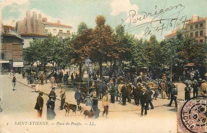 CPA FRANCE 42 "Saint Etienne, place du Peuple"