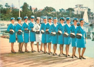 / CPSM FRANCE 06 "Comité des Fêtes de Beaulieu sur Mer, hôtesses"