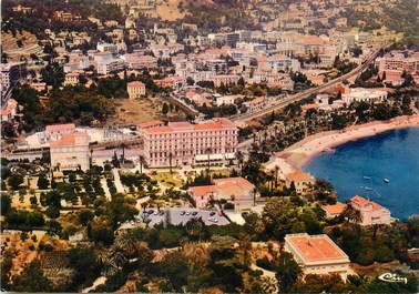 / CPSM FRANCE 06 "Beaulieu sur Mer, vue générale aérienne, les hôtels Bedford et Savoy"