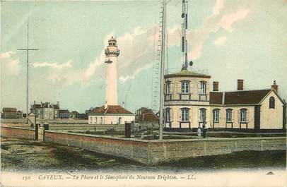 CPA FRANCE 80 "Cayeux, le phare"