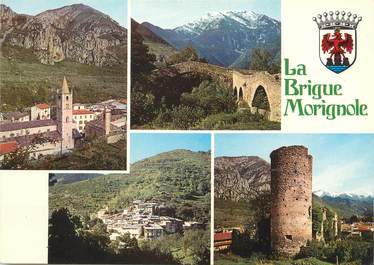 / CPSM FRANCE 06 " La Brigue Morignole, le clocher"