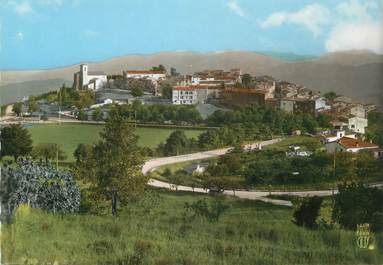 / CPSM FRANCE 06 "Cabris, vue générale, au loin, les préalpes de Grasse "