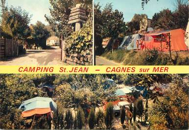 / CPSM FRANCE 06 "Cagnes sur mer" / CAMPING