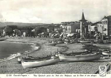 / CPSM FRANCE 06 "Cros de Cagnes, vue générale prise du port des pêcheurs"