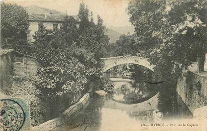 CPA FRANCE 83 "Hyères, Pont sur la Gapeau"