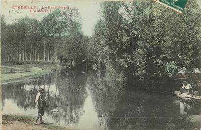 CPA FRANCE 77 "Etrépilly, L'Abreuvoir"