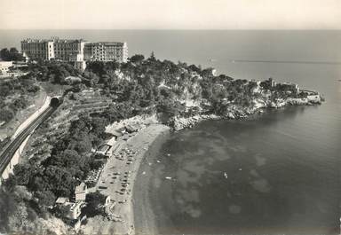 / CPSM FRANCE 06 "Cap d'Ail, la plage Mala, le Cap et l'Eden"