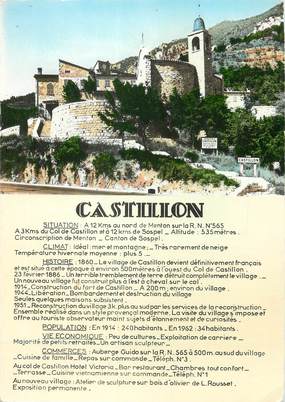 / CPSM FRANCE 06 "Castillon"