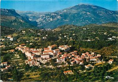 / CPSM FRANCE 06 "Chateauneuf de Grasse, vue générale aérienne"