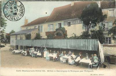 CPA FRANCE 77 "Germigny l'Evêque par Trilport, Restaurant Hotel Ch. Millet"