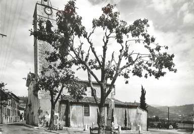 / CPSM FRANCE 06 "La Colle sur Loup, l''église et le monument aux morts"