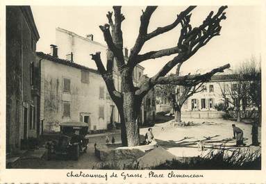 / CPSM FRANCE 06 "Chateauneuf de Grasse, place Clémenceau"