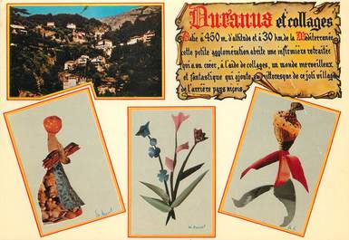 / CPSM FRANCE 06 "Duranus, collages Madeleine Norvet"