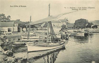 CPA FRANCE 83 "Hyères, bateaux de pêche"