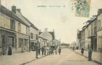 CPA FRANCE 77 "Jossigny, Rue de Lagny"