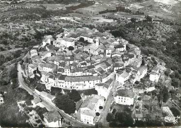 / CPSM FRANCE 06 "Gattières, vue générale aérienne du village"