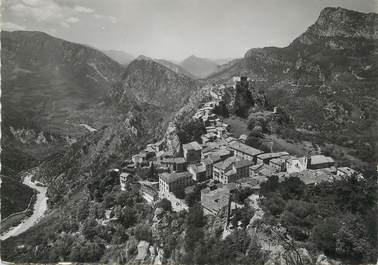 / CPSM FRANCE 06 "Gilette, vue générale, vallée de l'Esteron"