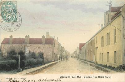 CPA FRANCE 77 "Lieusaint, Grande rue"