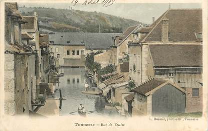 CPA FRANCE 89 "Tonnerre, rue de Venise"