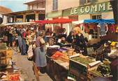 77 Seine Et Marne / CPSM FRANCE 77 "Bray sur Seine,  le marché"