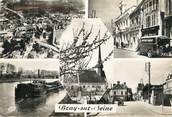 77 Seine Et Marne / CPSM FRANCE 77 "Bray sur Seine, et l'église du Mouy"