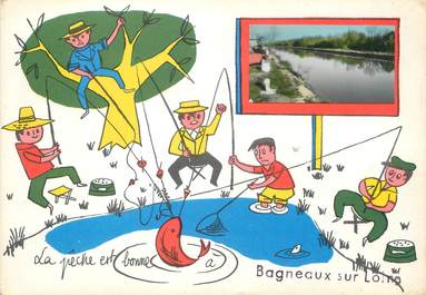 / CPSM FRANCE 77 "Bagneaux sur Loing"