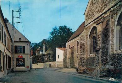 / CPSM FRANCE 77 "Boissy le Châtel, rue de l'église"