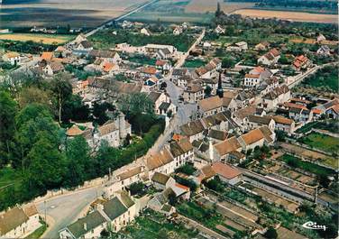 / CPSM FRANCE 77 "Boissy le Châtel, vue générale aérienne"