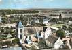 / CPSM FRANCE 77 "Chailly en Bière, l'église et vu panoramique sur les roches"