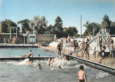 / CPSM FRANCE 77 "Coulommiers, la piscine, le bain des enfants"