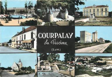 / CPSM FRANCE 77 "Courpalay, sa piscine"