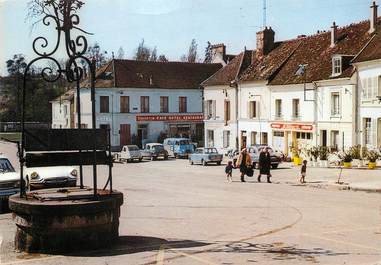 / CPSM FRANCE 77 "Donnemarie en Montois, place du marché"