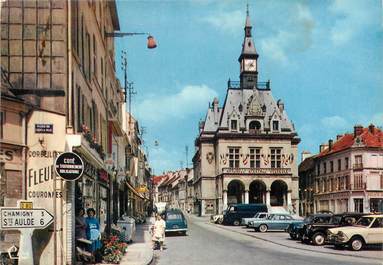 / CPSM FRANCE 77 "La Ferté sous Jouarre, place de l'hôtel de ville" / AUTOMOBILE