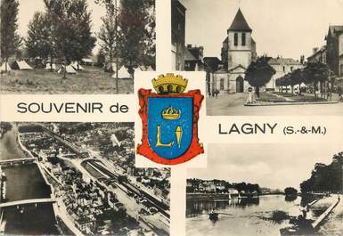 / CPSM FRANCE 77 "Souvenir de Lagny"