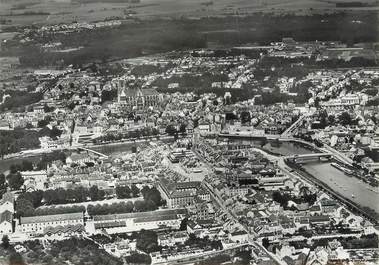 / CPSM FRANCE 77 "Meaux, vue générale et boucle de la Marne"