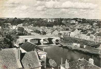 / CPSM FRANCE 77 "Nemours, le grand pont sur le Loing"