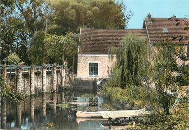 / CPSM FRANCE 77 "Saint Cyr sur Morin, le petit Morin au barrage d'Archet"