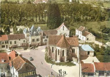 / CPSM FRANCE 77 "Sablonnières, église Saint Martin"