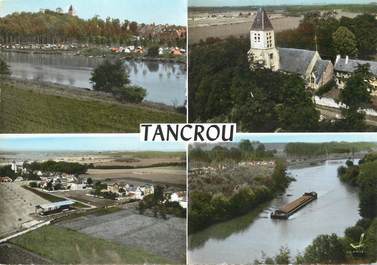 / CPSM FRANCE 77 "Tancrou, panorama sur le camping"
