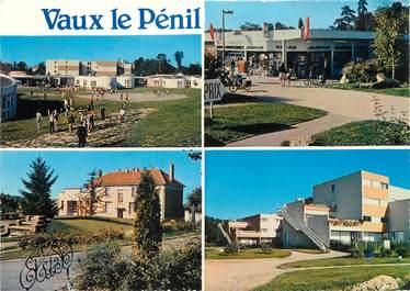 / CPSM FRANCE 77 "Vaux le Penil, école, nouveaux ensembles"