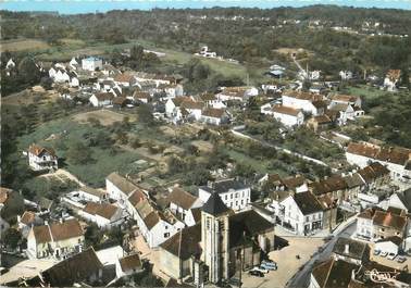 / CPSM FRANCE 77 " Villiers sur Morin, vue générale aérienne"