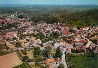 / CPSM FRANCE 77 "Le Vaudoué, vue générale  aérienne"