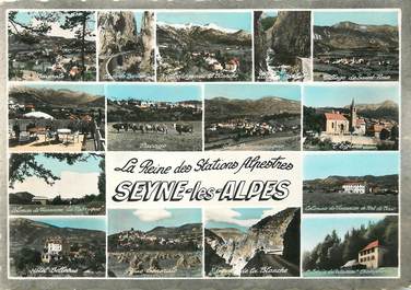 / CPSM FRANCE 04 "Souvenir de Seyne Les Alpes"