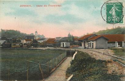 CPA FRANCE 70 "Jussey, gare du tramway"